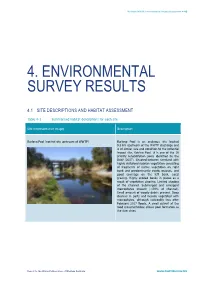4. Environmental Survey Results