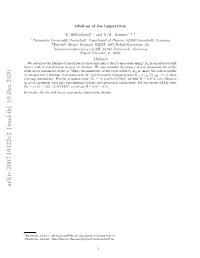 Arxiv:2007.10122V2 [Nucl-Th] 10 Dec 2020