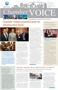 Chamber Makes Powerful Push for Infrastructure Bond