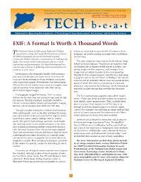 EXIF: a Format Is Worth a Thousand Words