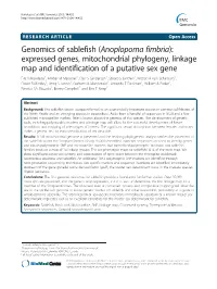 Genomics of Sablefish