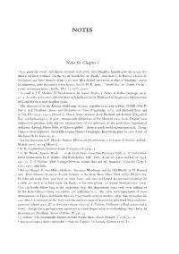 Notes for Chapter 1