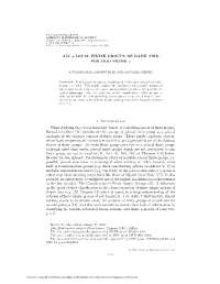 ALL P-LOCAL FINITE GROUPS of RANK TWO for ODD PRIME P 1