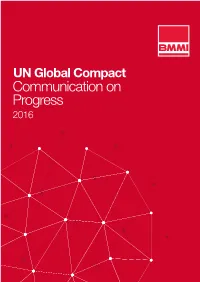 Communication on Progress 2016