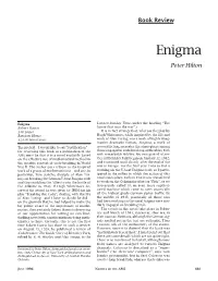 Enigma Peter Hilton