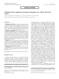 Validation of the Computed Assessment of Cleansing Score With