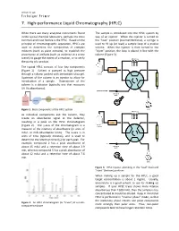 7. High-Performance Liquid Chromatography (HPLC)