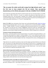 CHASING the JETSTREAM Press Release