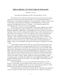 Erin Go Bragh – It’S That Time of Year Again