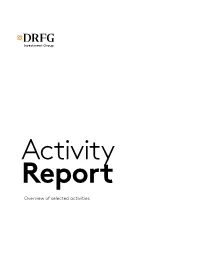Overview of Selected Activities