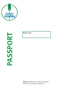 Start Rowing Passport