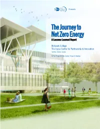 The Journey to Net Zero Energy a Lessons Learned Report