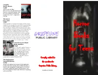 Creepily Crafted for the Spooktacular Grapevine Public Library