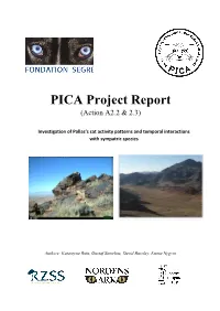 PICA Project Report (Action A2.2 & 2.3)