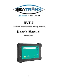 RVT-7 User's Manual