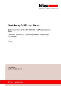 Shieldbuddy TC275 User Manual