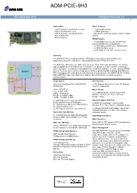 Adm-Pcie-9H3 V1.5