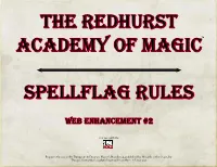 Rules for Spellflag