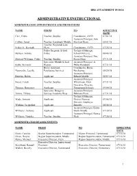 Administrative/Instructional