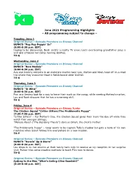 DC DXD DJ JUNE 2021 Programming Highlights