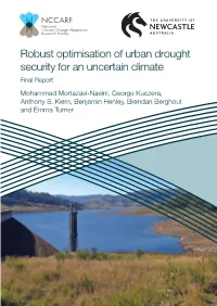 Robust Optimisation of Urban Drought Security for an Uncertain Climate