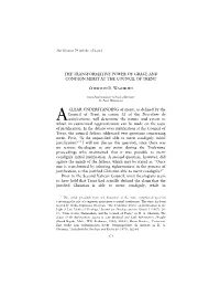 The Transformative Power of Grace and Condign Merit at the Council of Trent