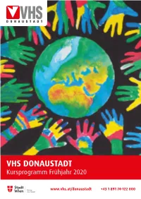 VHS DONAUSTADT Kursprogramm Frühjahr 2020