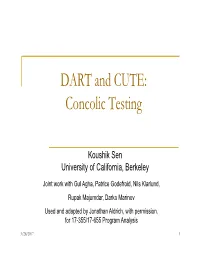 Concolic Testing
