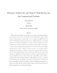 Eurozone Architecture and Target2: Risk-Sharing and the Common-Pool Problem