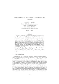 Inner and Outer Models for Constructive Set Theories