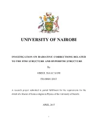 Investigation on Radiative Corrections Related to the Fine Structure and Hyperfine Structure