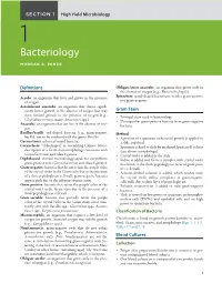 Bacteriology