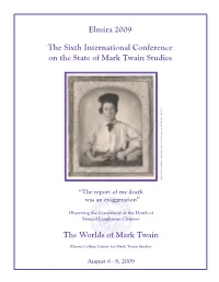 Elmira 2009 Conference Program