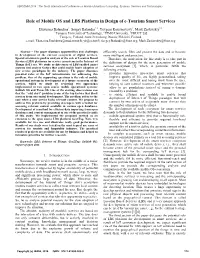 Role of Mobile OS and LBS Platform in Design of E-Tourism Smart Services