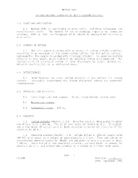 Method 9081: Cation-Exchange Capacity of Soils (Sodium Acetate), Part of Test Methods for Evaluating Solid Waste, Physical/Chemi