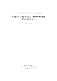 Super Yang-Mills Theory Using Pure Spinors