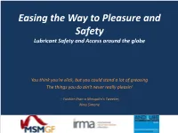 And Lube Safety Working Group