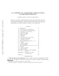 Arxiv:1907.00882V1 [Math.AP] 1 Jul 2019 References 40 1