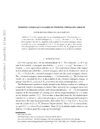 Arxiv:2002.01446V3 [Math.GR] 12 Jun 2021