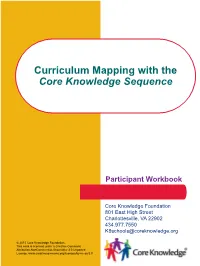 Curriculum Mapping with the Core Knowledge Sequence