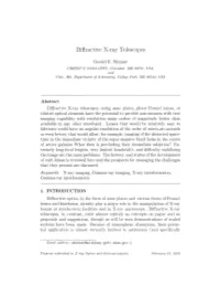 Diffractive X-Ray Telescopes