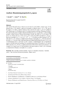 Josefson–Nissenzweig Property for Cp-Spaces