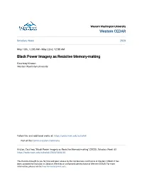 Black Power Imagery As Resistive Memory-Making