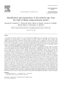 Identification and Enumeration of Alexandrium Spp. from the Gulf Of