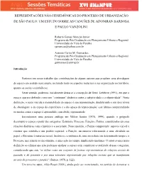 Um Estudo Sobre As Canções De Adoniran Barbosa E Paulo Vanzolini
