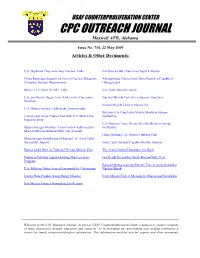 USAF Counterproliferation Center CPC Outreach Journal #714