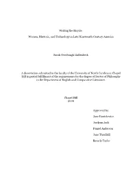 Writing the Bicycle