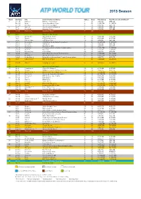 2013 ATP Calendar.Xlsx
