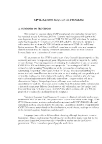 Civilization Sequence Program