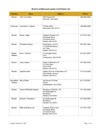 CJA Panel List 020717